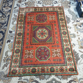 Ковер шерсть 180х130 см. Винтаж, СССР.. Картинка 1